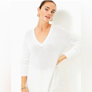NWT Lilly Pulitzer Bedford Sweater in Resort White